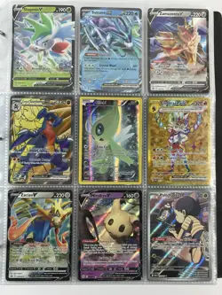 Pokemon Card Collection Binder Lot Holo Rare Celebi Garchomp Mimikyu Suicune - Image 1