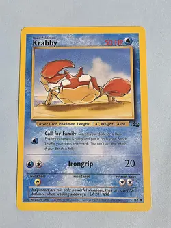 1999 Krabby 51/62 - Fossil Set - NM/MINT Pokemon TCG - WotC - Image 1