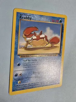 1999 Krabby 51/62 - Fossil Set - NM/MINT Pokemon TCG - WotC - Image 3