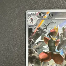 Bisharp Pokemon Scarlet & Violet Black Bolt 143/086 Illustration Rare - Image 3