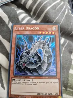 SGX3-EN128 Cyber Dragon Secret Rare 1st Edition NM Yugioh - Image 1