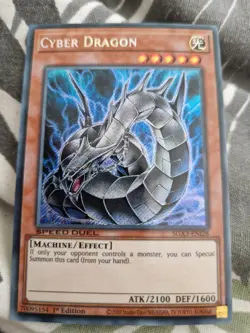 SGX3-EN128 Cyber Dragon Secret Rare 1st Edition NM Yugioh - Image 2