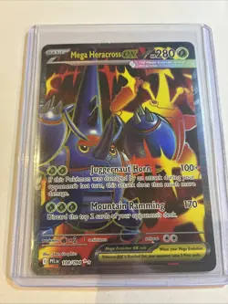 Mega Heracross Ex 108/094 Phantasmal Flames Pokemon TCG Holo Mint - Image 1