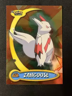 Topps Pokemon Advanced Challenge Zangoose #89 Silver Holo Foil - Image 1
