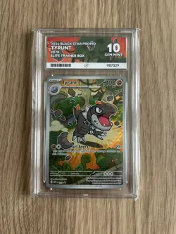 Pokemon Tcg - Tyrunt Black Star Promo Perfect Order ETB Ace 10 Low Pop - Image 1