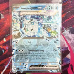 Pokemon Wellspring Mask Ogerpon EX Double Rare Holo 064/167 Basic 210 HP English - Image 1