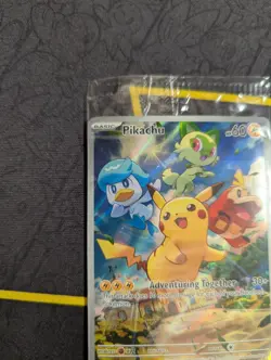 Pokemon TCG Pikachu SVP 027 Black Star Promo Paldea Evolved Sealed NM - Image 4
