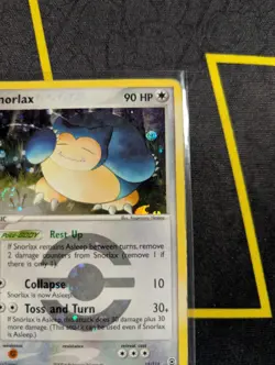 Snorlax 15/112 Reverse Holofoil Rare 2004 EX-FRLG SWIRL Damaged - Image 5