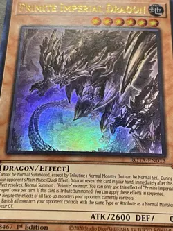 3x Primite Imperial Dragon | ROTA-EN013 | Ultra Rare | NM | 1st Ed | YuGiOh! - Image 2