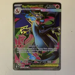 Pokemon Mega Charizard X EX Me02 Phantasmal Flames 109/094 Ultra Rare Holo 360 … - Image 3