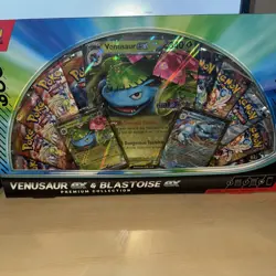 Pokemon TCG Venusaur EX and Blastoise EX Premium Collection GameStop Exclusive - Image 1