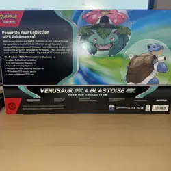 Pokemon TCG Venusaur EX and Blastoise EX Premium Collection GameStop Exclusive - Image 2