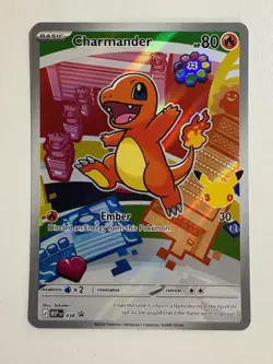 Pokemon TCG: 2026 First Starters Black Star Promo Charmander MEP 038 - Image 1