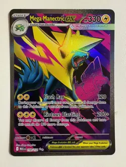 Pokemon TCG: 2025 Mega Evolution Ultra Rare Full Art Mega Manetric EX (158/132) - Image 1