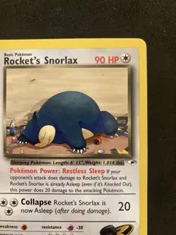 Pokemon Gym Heroes Rocket's Snorlax 33/132 - Image 5