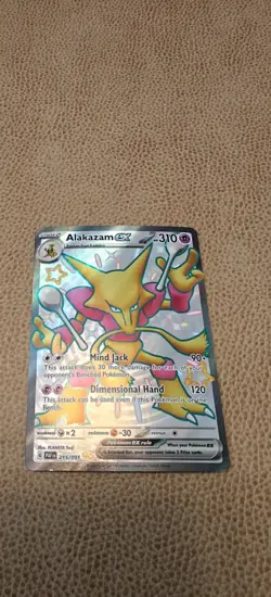 Alakazam ex 215/091 Shiny Ultra Rare Paldean Fates Pokemon Near Mint - Image 1