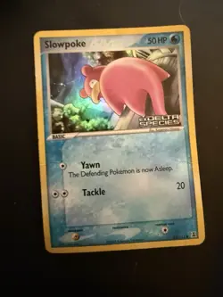 Pokemon Slowpoke 83/113 EX Delta Species Common Reverse Holo 50 HP English TCG - Image 1