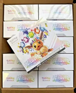Pokemon TCG Prismatic Evolutions Case of 10x Sealed Elite Trainer Box ETB - Image 2