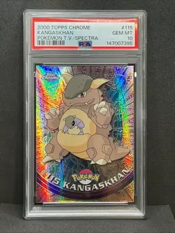 PSA 10 POP 16 KANGASKHAN SPECTRA #115 2000 TOPPS CHROME POKEMON T.V. - Image 2