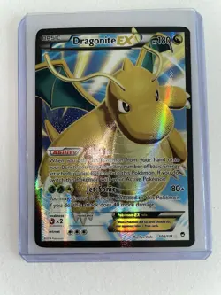 Pokemon Dragonite EX 108/111 XY Furious Fists Full Art Holo Ultra Rare - Image 1