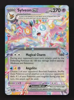 Sylveon ex 086/191 Double Rare Surging Sparks Pokemon Near Mint - Image 1