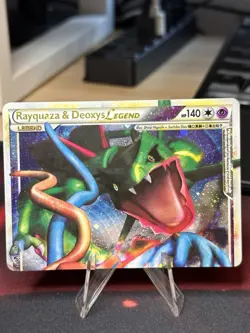 Pokemon TCG Rayquaza & Deoxys LEGEND Both Halves Undaunted 89/ 90 & 90/90 Holo - Image 2