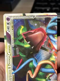Pokemon TCG Rayquaza & Deoxys LEGEND Both Halves Undaunted 89/ 90 & 90/90 Holo - Image 4