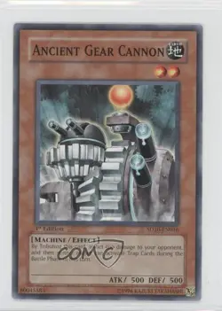 Ancient Gear Cannon 1st Ed. YuGiOh Machine Re-Volt Structure Deck #SD10-EN016 - Image 1