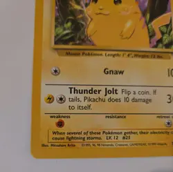 POKEMON PIKACHU FIRST EDITION 1999 58/102 - Image 2
