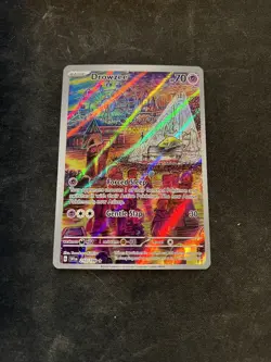 Pokemon Drowzee 210/198 SV01 Scarlet Violet Illustration Rare Full Art Holo - Image 1