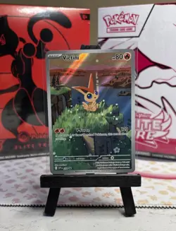 Pokemon Victini 208 Black Star Promo Black and White Scarlet and Violet TCG - Image 1