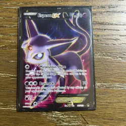 Pokemon TCG Espeon EX 117/122 Holo Full Art XY BREAKpoint - Image 1