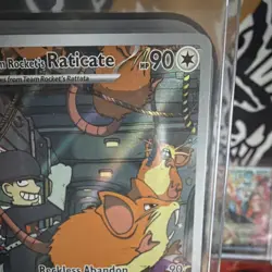 Pokemon Team Rocket's Raticate Sv10 Destined Rivals 202/182 Rare Holo 90 HP Eng… - Image 5