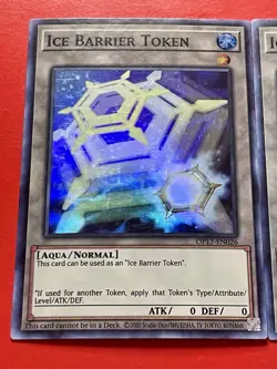 3x Ice Barrier Token | OP17-EN026 | Super Rares | MP | Yu-Gi-Oh! - Image 3