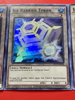 3x Ice Barrier Token | OP17-EN026 | Super Rares | MP | Yu-Gi-Oh! - Image 5