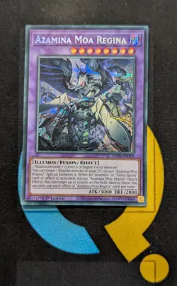 MP25-EN105 Azamina Moa Regina Prismatic Secret Rare 1st Edition YuGiOh - Image 1