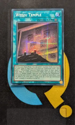 MP25-EN091 Wedju Temple Prismatic Secret Rare 1st Edition YuGiOh - Image 1