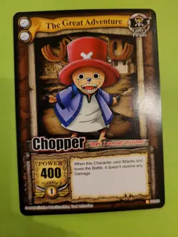 LP Chopper Strawhats Ch099 One Piece Tcg Ccg Bandai 2006 English Cool Anime Cute - Image 1