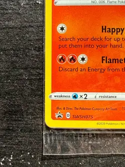 Special Delivery Charizard Pokemon Center Promo Card Sealed SWSH075 - Image 5