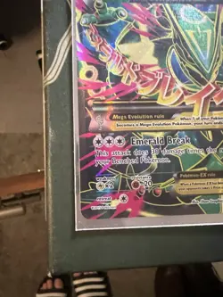 Mega Rayquaza EX Full Art Ultra Rare Card Roaring Skies IN NEAR MINT CONDITION - Image 3