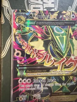 Mega Rayquaza EX Full Art Ultra Rare Card Roaring Skies IN NEAR MINT CONDITION - Image 4