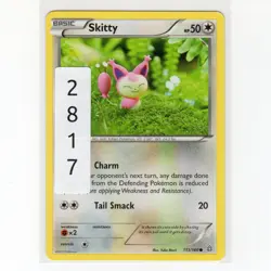 Pokemon TCG Skitty 113/160 XY Primal Clash Regular Common Card EN-LP 2015 - Image 3