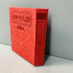Zatch Bell! The Card Battle Red Spell Book Binder Vintage 2004 - Image 3