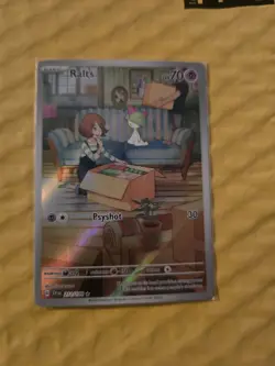 Pokemon TCG Ralts 211/198 Scarlet & Violet Base Holo Illustration Rare Card - Image 3