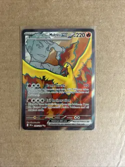 Pokemon TCG - Team Rocket’s Moltres EX 208/182 Full Art - Destined Rivals - NM - Image 3