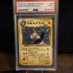 1997 Dark Magneton #82 Holo PSA 9 Rare Pokemon Japanese Team Rocket Gang - Image 1
