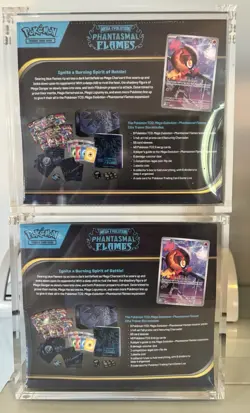 One Sealed Phantasmal Flames Elite Trainer Box ETB - Pokemon TCG + Case Lot X2 - Image 3
