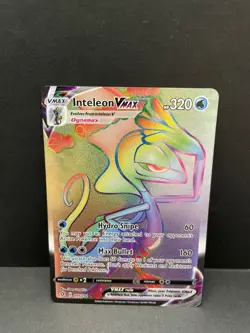 Inteleon VMAX 195/192 Pokemon Rebel Clash NM - Image 1