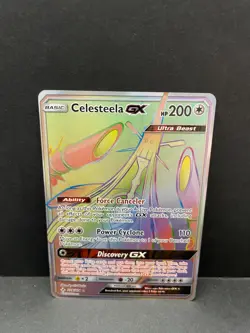 Celesteela GX 228/214 Secret Rainbow Rare Unbroken Bonds Pokemon TCG NM - Image 1