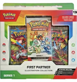 Pokemon TCG First Partner Illustration Collection Series 1 Sealed New - Image 1